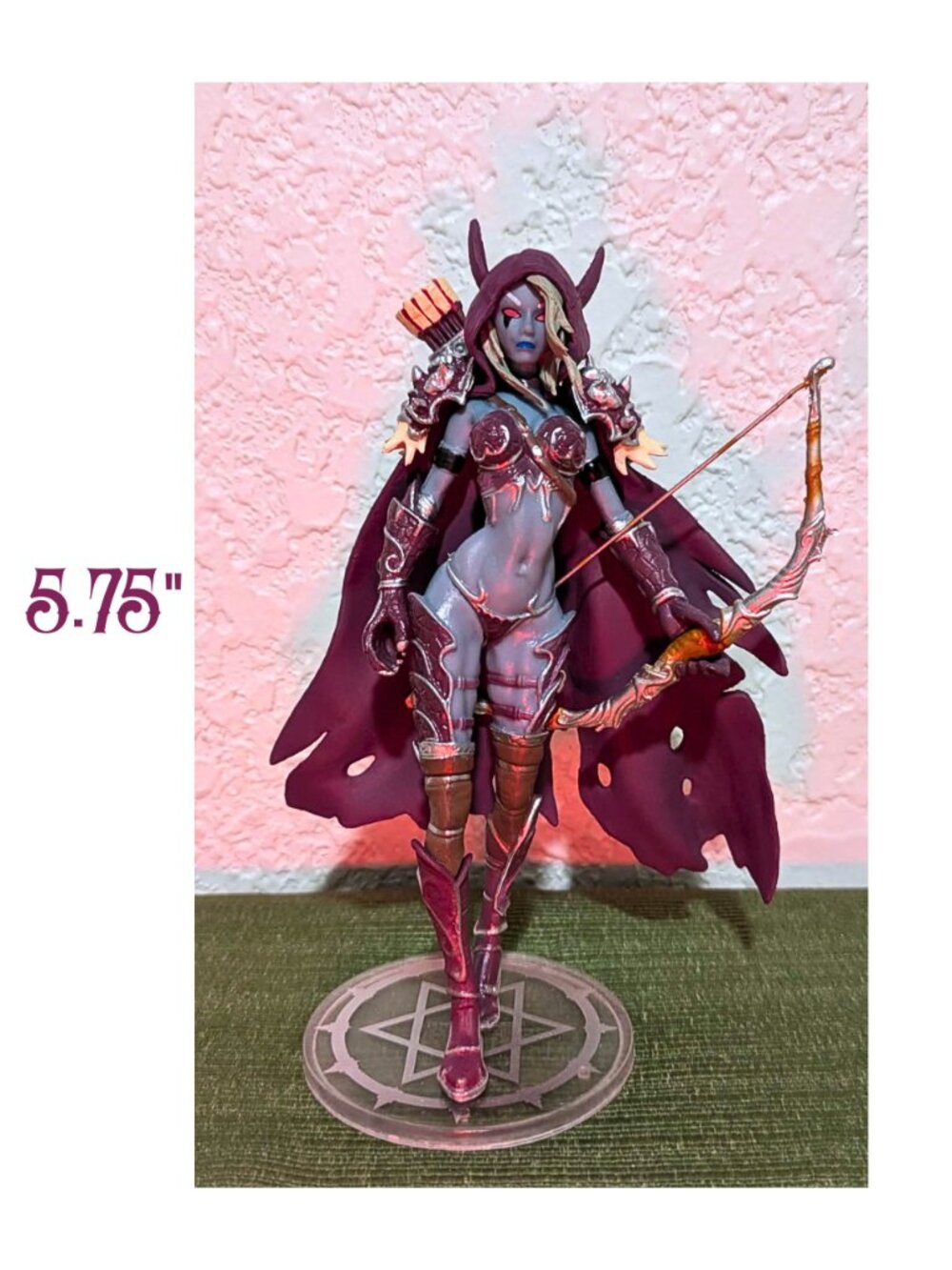 2014 World of Warcraft III Sylvanas Windrunner Chroer Figure WoW Banshee Queen